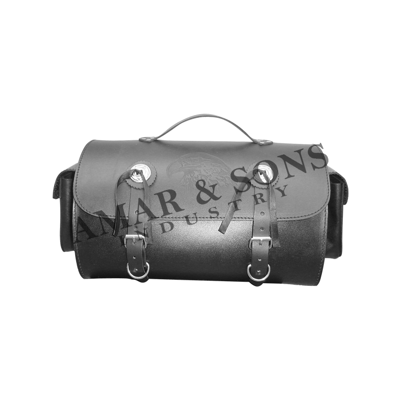 SIB 001 Leather Sissy Bar Bag - Image 1