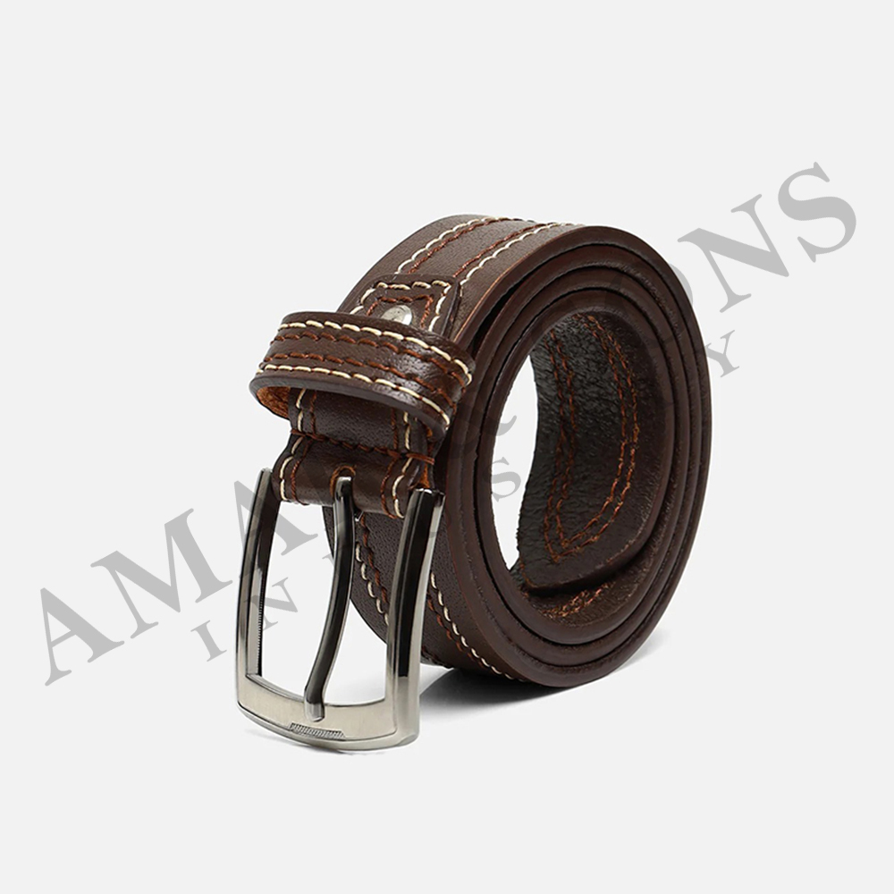 11 (1)(7.0$) Leather Belts - Image 1