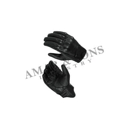 Leather Biker Gloves