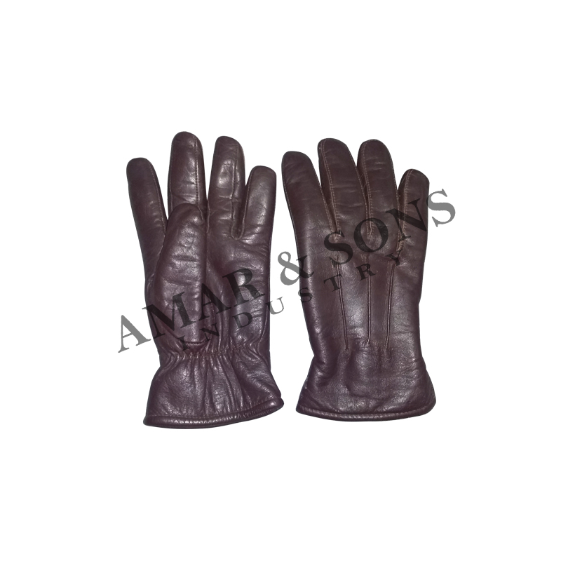 GL 013 Leather Biker Gloves - Image 1