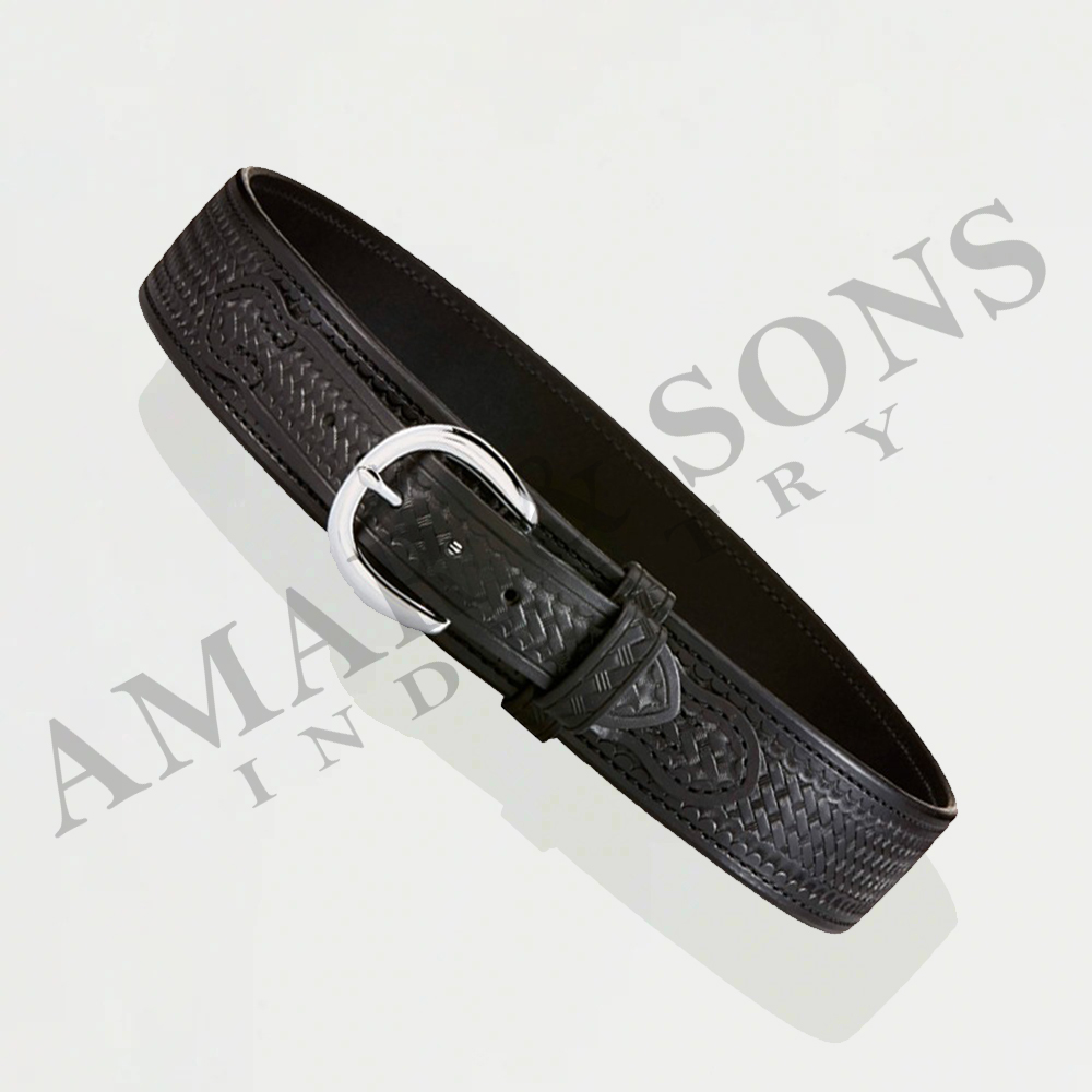 PDB1301 (10) Leather Police Duty Belts - Image 1
